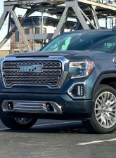 Spec-D Chrome Denali Style Front Upper Mesh Hood Grille GMC Sierra 1500 2019-2021                                     - HG-GMC1915C-JB - Image 11