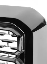 Spec-D Chrome Denali Style Front Upper Mesh Hood Grille GMC Sierra 1500 2019-2021                                     - HG-GMC1915C-JB - Image 5