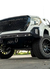 Spec-D Glossy Black Denali Style Front Upper Mesh Hood Grille GMC Sierra 1500 2019-2021                                     - HG-GMC1915JM-JB - Image 10