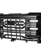 Spec-D Glossy Black AT4 Style Front Upper Mesh Hood Grille GMC Sierra 1500 2022-2025                                     - HG-GMC2215AT4JM-JB - Image 12