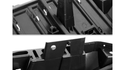 Spec-D Glossy Black AT4 Style Mesh Front Upper Hood Grille GMC Sierra 2022-2025                                     - HG-GMC2215AT4JM-JB - Image 7