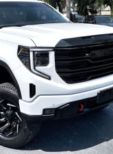 Spec-D Glossy Black AT4 Style Front Upper Mesh Hood Grille GMC Sierra 1500 2022-2025                                     - HG-GMC2215AT4JM-JB - Image 10