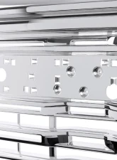 Spec-D Chrome Denali Style Front Upper Mesh Hood Grille GMC Sierra 1500 2022-2025                                     - HG-GMC2215C-GL - Image 3