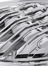 Spec-D Chrome Denali Style Front Upper Mesh Hood Grille GMC Sierra 1500 2022-2025                                     - HG-GMC2215C-GL - Image 4