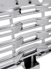 Spec-D Chrome Denali Style Front Upper Mesh Hood Grille GMC Sierra 1500 2022-2025                                     - HG-GMC2215C-GL - Image 5