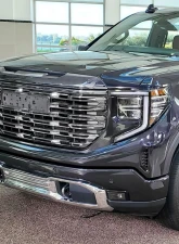 Spec-D Chrome Denali Style Front Upper Mesh Hood Grille GMC Sierra 1500 2022-2025                                     - HG-GMC2215C-GL - Image 9