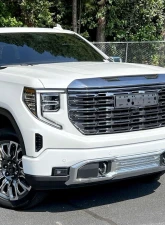 Spec-D Chrome Denali Style Front Upper Mesh Hood Grille GMC Sierra 1500 2022-2025                                     - HG-GMC2215C-GL - Image 10