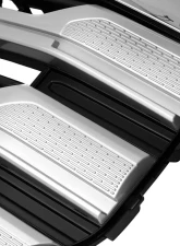 Spec-D Chrome SLE Style Front Upper Mesh Hood Grille GMC Sierra 1500 2022-2025                                     - HG-GMC2215C-JB - Image 5