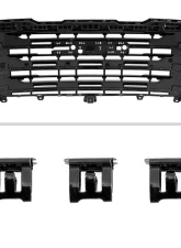 Spec-D Chrome SLE Style Front Upper Mesh Hood Grille GMC Sierra 1500 2022-2025                                     - HG-GMC2215C-JB - Image 6