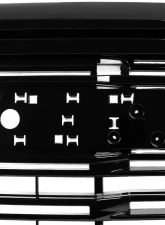 Spec-D Glossy Black Denali Style Front Upper Mesh Hood Grille GMC Sierra 1500 2022-2025                                     - HG-GMC2215JM-GL - Image 3