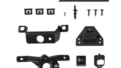 Spec-D Glossy Black Denali Style Front Upper Mesh Hood Grille GMC Sierra 2022-2025                                     - HG-GMC2215JM-GL - Image 8