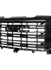 Spec-D Glossy Black SLE Style Front Upper Mesh Hood Grille GMC Sierra 1500 2022-2025                                     - HG-GMC2215JM-JB - Image 12