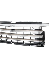 Spec-D Chrome Front Upper Mesh Hood Grille Chevrolet Silverado 1500 2022-2024                                     - HG-SIV2215HCC-JB - Image 12