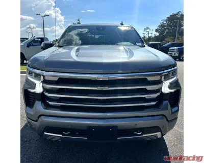 Spec-D Chrome Front Upper Mesh Hood Grille Chevrolet Silverado 1500 2022-2024 - HG-SIV2215HCC-JB