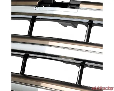 Spec-D Chrome Front Upper Mesh Hood Grille Chevrolet Silverado 1500 2022-2024 - HG-SIV2215HCC-JB