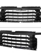 Spec-D Black Front Upper Mesh Hood Grille Chevrolet Silverado 1500 2022-2024                                     - HG-SIV2215HCJM-JB - Image 2