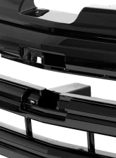 Spec-D Black Front Upper Mesh Hood Grille Chevrolet Silverado 1500 2022-2024                                     - HG-SIV2215HCJM-JB - Image 3