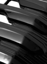 Spec-D Black Front Upper Mesh Hood Grille Chevrolet Silverado 1500 2022-2024                                     - HG-SIV2215HCJM-JB - Image 4