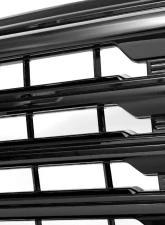 Spec-D Black Front Upper Mesh Hood Grille Chevrolet Silverado 1500 2022-2024                                     - HG-SIV2215HCJM-JB - Image 5