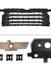 Spec-D Black Front Upper Mesh Hood Grille Chevrolet Silverado 1500 2022-2024                                     - HG-SIV2215HCJM-JB - Image 6