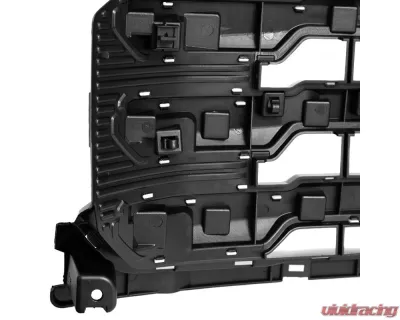 Spec-D Black Front Upper Mesh Hood Grille Chevrolet Silverado 1500 2022-2024 - HG-SIV2215HCJM-JB