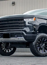 Spec-D Black Front Upper Mesh Hood Grille Chevrolet Silverado 1500 2022-2024                                     - HG-SIV2215HCJM-JB - Image 9