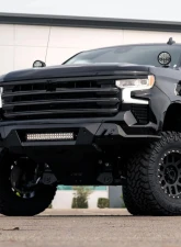 Spec-D Black Front Upper Mesh Hood Grille Chevrolet Silverado 1500 2022-2024                                     - HG-SIV2215HCJM-JB - Image 10