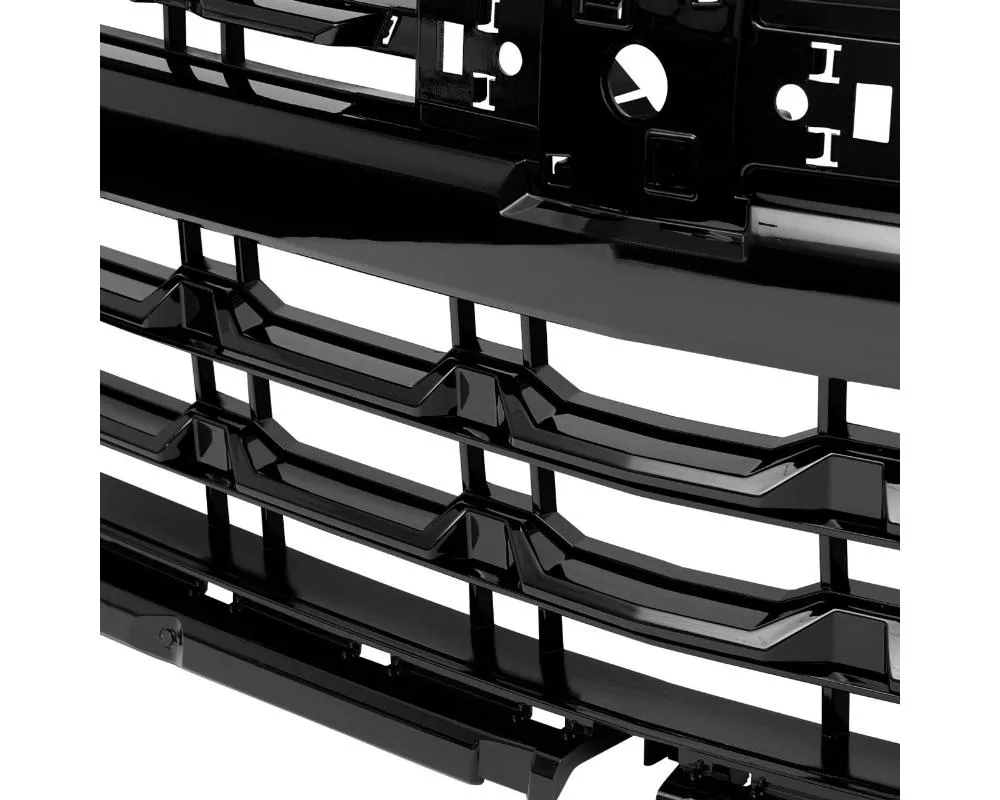 VIPページ Spec-D Glossy Black Front Upper Mesh Hood Grille Chevrolet