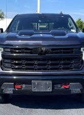 Spec-D Glossy Black Front Upper Mesh Hood Grille Chevrolet Silverado 1500 2022-2024                                     - HG-SIV2215JM-JB - Image 10