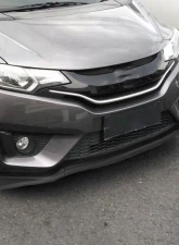 Spec-D Matte Black 3PC Style Front Bumper Lip Honda Fit 2014-2017                                     - LPF-FIT14BK-AK - Image 10