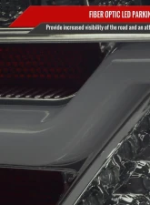 Spec-D Red LED Taillights (Chrome Housing/Smoke Lens) BMW E90 3-Series 2009-2011                                     - LT-E9009GLED-SQ-TM - Image 3