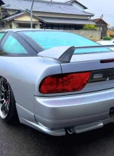 Spec-D Red LED Tailligths (Chrome Housing/Red Lens) Nissan 180SX | 240SX 1991-1998                                     - LT-SX18096RLED-TM - Image 9