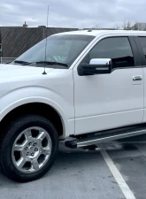 Spec-D Chrome Side Mirrors w/ LED Turn Signal & Puddle Light Ford F150 2007-2014                                     - RMV-F15007CHPLED-FS - Image 10
