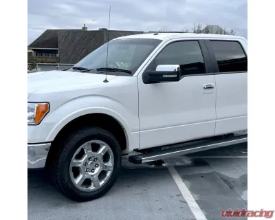 Spec-D Chrome Side Mirrors w/ LED Turn Signal & Puddle Light Ford F150 2007-2014 - RMV-F15007CHPLED-FS