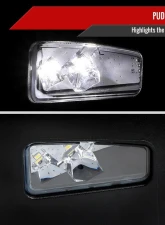 Spec-D Chrome Auto-Fold Side Mirror w/ LED Puddle & Turn Signal Light - Driver Side Only Dodge Ram 1500 2019-2024                                     - RMV-RAM1915CHPATL-FS - Image 4