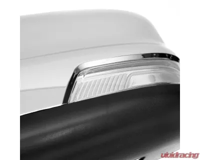 Spec-D Chrome Auto-Fold Side Mirror w/ LED Puddle & Turn Signal Light - Driver Side Only Dodge Ram 1500 2019-2024 - RMV-RAM1915CHPATL-FS