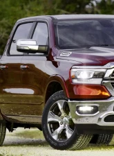 Spec-D Chrome Auto-Fold Side Mirror w/ LED Puddle & Turn Signal Light - Passenger Side Only Dodge Ram 1500 2019-2024                                     - RMV-RAM1915CHPATR-FS - Image 9