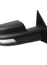 Spec-D Black Manual-Fold Side Mirror w/ LED Puddle & Turn Signal Light - Passenger Side Only Dodge Ram 1500 2019-2024                                     - RMV-RAM1915HP-FS-R - Image 12