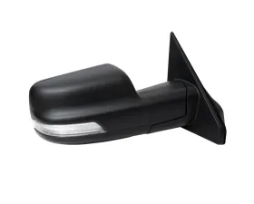 Spec-D Black Auto-Fold Side Mirror w/ LED Puddle & Turn Signal Light - Passenger Side Only Dodge Ram 1500 2019-2024