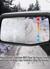 Spec-D Chrome Auto-Fold Side Mirror w/ LED Puddle & Turn Signal Light - Driver Side Only GMC Sierra 1500 2019-2024                                     - RMV-SIE1915CHPATL-FS - Image 11