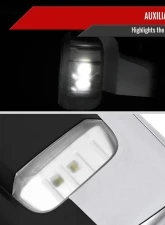 Spec-D Chrome Auto-Fold Side Mirror w/ LED Puddle & Turn Signal Light - Driver Side Only GMC Sierra 1500 2019-2024                                     - RMV-SIE1915CHPATL-FS - Image 3