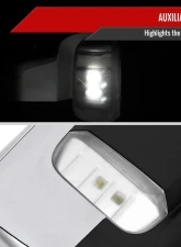 Spec-D Chrome Auto-Fold Side Mirror w/ LED Puddle & Turn Signal Light - Passenger Side Only GMC Sierra 1500 2019-2024                                     - RMV-SIE1915CHPATR-FS - Image 3