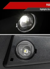 Spec-D Black Manual-Fold Side Mirror w/ LED Puddle & Turn Signal Light - Passenger Side Only GMC Sierra 1500 2019-2024                                     - RMV-SIE1915HP-FS-R - Image 4