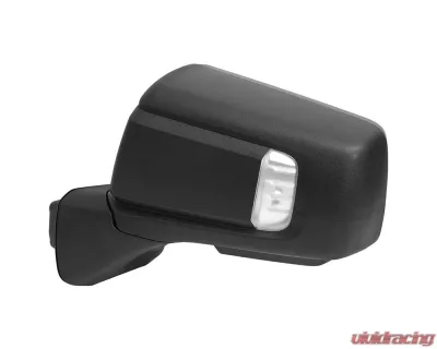 Spec-D Black Auto-Fold Side Mirror w/ LED Puddle & Turn Signal Light - Driver Side Only GMC Sierra 1500 2019-2024 - RMV-SIE1915HPATL-FS