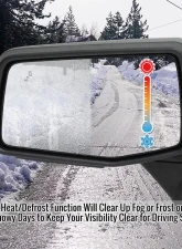 Spec-D Black Auto-Fold Side Mirror w/ LED Puddle & Turn Signal Light - Driver Side Only GMC Sierra 1500 2019-2024                                     - RMV-SIE1915HPATL-FS - Image 11