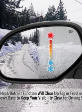 Spec-D Chrome Auto-Fold Side Mirror w/ LED Puddle & Turn Signal Light - Driver Side Only Chevrolet | GMC 2007-2013                                     - RMV-SIV07CHP-AT-FS-L - Image 11