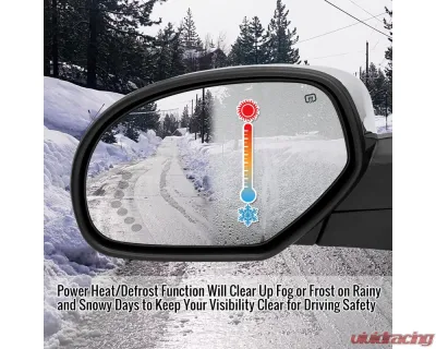 Spec-D Chrome Auto-Fold Side Mirror w/ LED Puddle & Turn Signal Light - Driver Side Only Chevrolet | GMC 2007-2013 - RMV-SIV07CHP-AT-FS-L