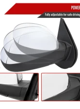 Spec-D Chrome Auto-Fold Side Mirror w/ LED Puddle & Turn Signal Light - Passenger Side Only Chevrolet | GMC 2007-2013                                     - RMV-SIV07CHP-AT-FS-R - Image 2