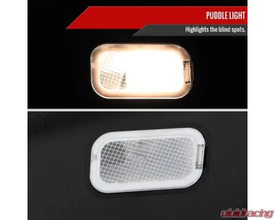 Spec-D Chrome Auto-Fold Side Mirror w/ LED Puddle & Turn Signal Light - Passenger Side Only Chevrolet | GMC 2007-2013 - RMV-SIV07CHP-AT-FS-R