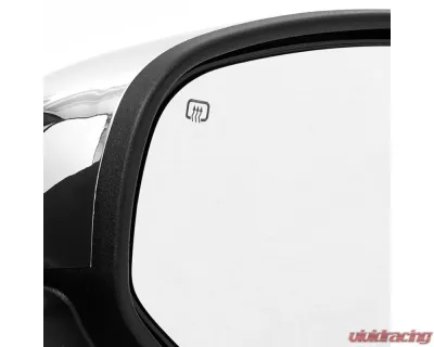 Spec-D Chrome Auto-Fold Side Mirror w/ LED Puddle & Turn Signal Light - Passenger Side Only Chevrolet | GMC 2007-2013 - RMV-SIV07CHP-AT-FS-R